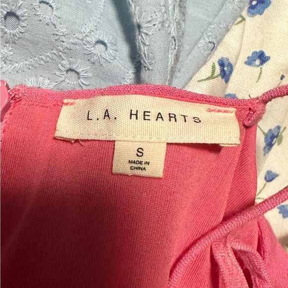 LA Hearts Pac Sun Sundress Hot Pink Size Small - Picture 4 of 6